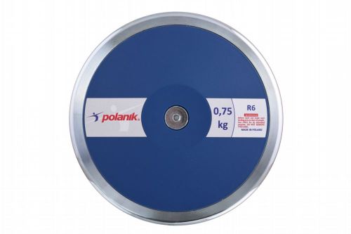 Диск для метания соревновательный POLANIK CPD14 (пластик) 0,75 кг