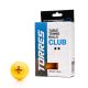 Мяч для настольного тенниса TORRES Club 2* (6 шт.) оранжевый#8