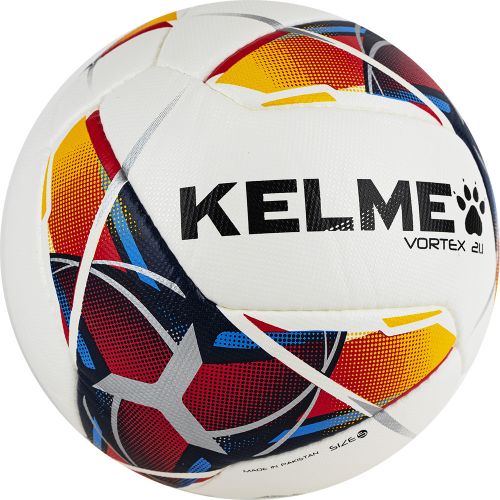 Мяч футбольный KELME Vortex 21.1 №5 (ПУ) бело-мультиколор#2 Мяч футбольный KELME Vortex 21.1 №5 (ПУ) бело-мультиколор#2