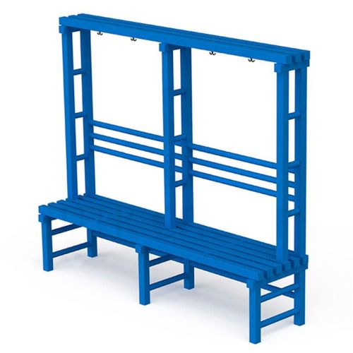 Скамья-вешалка 1-сторонняя 2000х494х1700мм