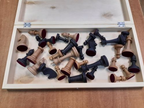 Шахматы деревянные турнирные №7 (с утяжелителем) 47 см#2