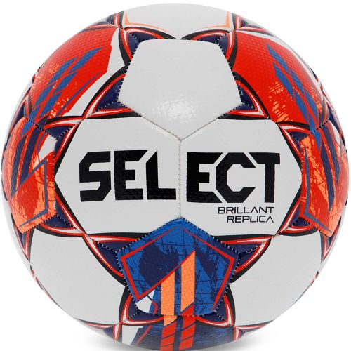 Мяч футбольный SELECT Brillant Replica V23 №5 (ПВХ) бело-красно-синий