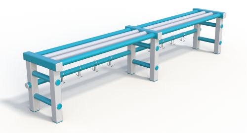 Полка навесная 2000х320х350 мм