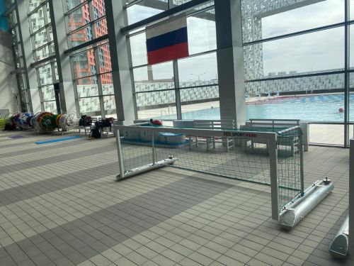 Ворота для водного поло 300х90 см алюминиевые 40х75 мм SPORTWERK (SpW-VP-1)#2 Ворота для водного поло 300х90 см алюминиевые 40х75 мм SPORTWERK (SpW-VP-1)#2