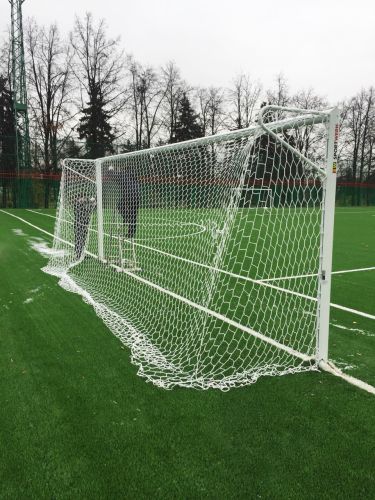 Ворота футбольные 7,32х2,44 м алюминиевые 100х120 мм стационарные SPORTWERK (SpW-AG-732-2P)#10