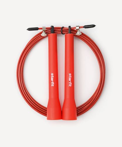 Скакалка скоростная с подшипниками STARFIT RP-202 3 м (красный) Скакалка скоростная с подшипниками STARFIT RP-202 3 м (красный)