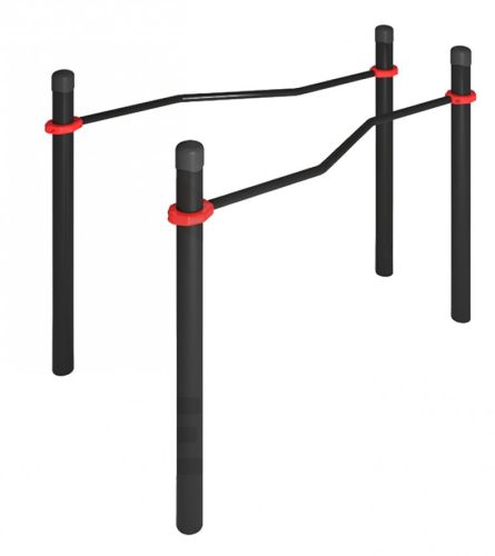 Параворкаут Брусья изогнуто-горизонтальные#2 Параворкаут Брусья изогнуто-горизонтальные#2