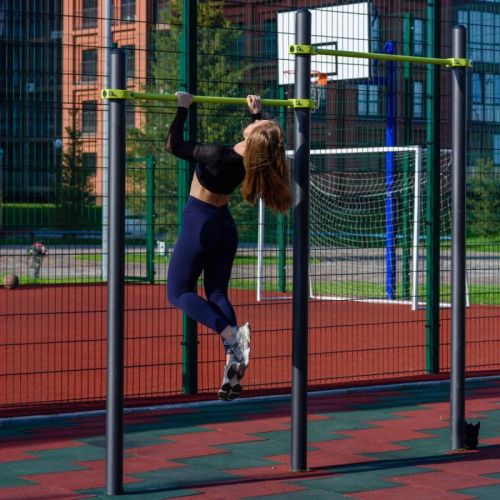 Воркаут Перекладины разноуровневые для подтягивания из виса на высокой перекладине ZAVODSPORTA W312#3