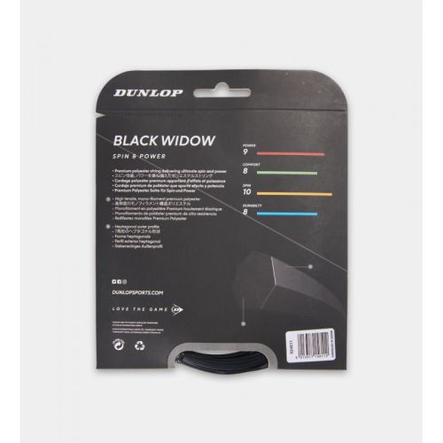 Теннисная струна DUNLOP TAC BLACK WIDOW 17G SET 1PC#2 Теннисная струна DUNLOP TAC BLACK WIDOW 17G SET 1PC#2