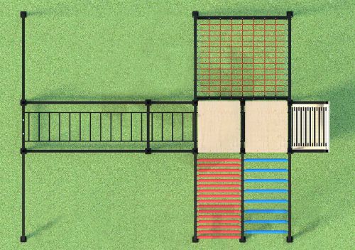 Комплекс полосы препятствий Царь Горы#4