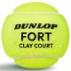 Мяч теннисный Dunlop Fort Clay Court (4 шт.) ITF Approved#4 Мяч теннисный Dunlop Fort Clay Court (4 шт.) ITF Approved#4
