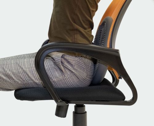 Массажно-балансировочная подушка с ручкой Original FitTools FT-BPDHL#6