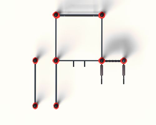 Уличный спортивный комплекс Воркаут ТС-53#5