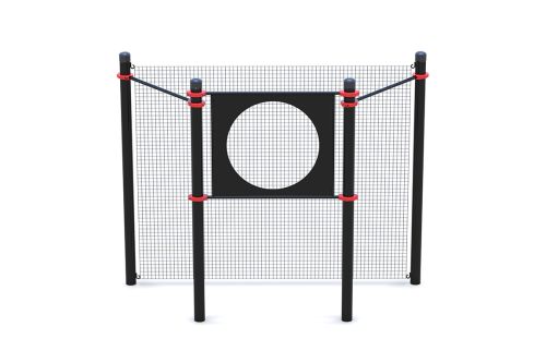 Мишень на стойках круглая для выполнения испытания «Метание теннисного мяча в цель дистанция 6 м»#2