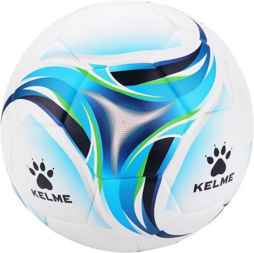 Мяч футбольный KELME Vortex 18.2, 8301QU5021-113 №5 (ПУ) бело-сине-зеленый#3 Мяч футбольный KELME Vortex 18.2, 8301QU5021-113 №5 (ПУ) бело-сине-зеленый#3