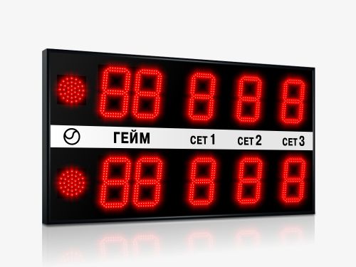 Табло для большого тенниса 1300х700 мм Табло для большого тенниса 1300х700 мм