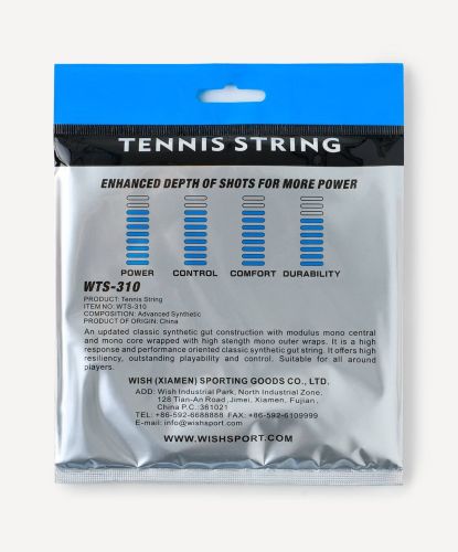 Теннисная струна WISH WS-310 (белый)#4 Теннисная струна WISH WS-310 (белый)#4