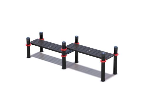 Горизонтальная гимнастическая скамья «Сгибание и разгибание рук в упоре о сиденье стула»#2