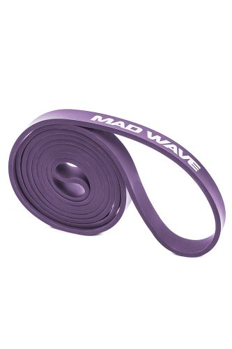 Силовая эластичная лента MADWAVE Long Resistance Band 18,2-36,4 кг (фиолетовый)