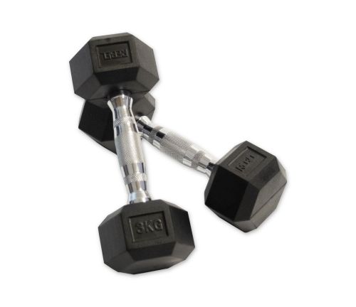 Набор гексагональных гантелей (10 пар от 1 до 10 кг) REBEL RGHEX-110 (SET)#3