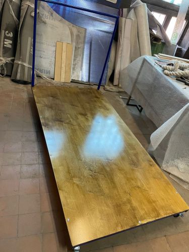 Тележка для перевозки матов "Премиум" (лакированная фанера) СТ-146#6