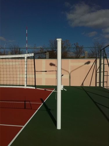 Стойки волейбольные универсальные алюминиевые 100х120 мм со стаканами SPORTWERK (SpW-AUS-4)#4 Стойки волейбольные универсальные алюминиевые 100х120 мм со стаканами SPORTWERK (SpW-AUS-4)#4
