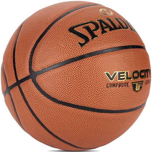Мяч баскетбольный SPALDING TF Velocity Orange №7 (ПУ) коричнево-черный#2