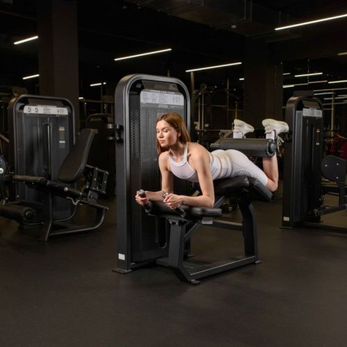 Тренажер Сгибание ног лежа DHZ U3001D-JZ (E5001) стек 135 кг#3 Тренажер Сгибание ног лежа DHZ U3001D-JZ (E5001) стек 135 кг#3