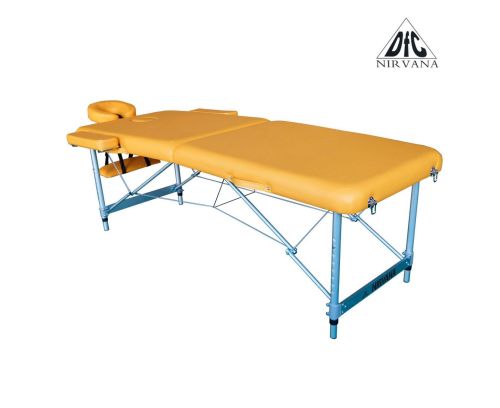 Массажный стол DFC NIRVANA Elegant (алюм. ножки) горчичный (Mustard)#2 Массажный стол DFC NIRVANA Elegant (алюм. ножки) горчичный (Mustard)#2