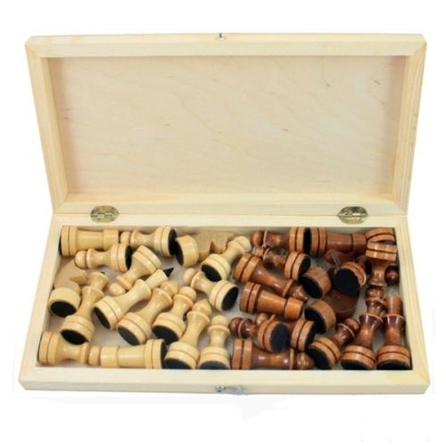 Шахматы обиходные лакированные 29 см#2