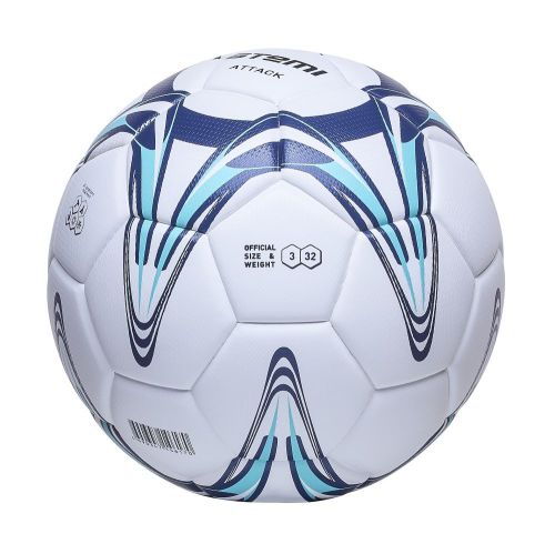 Мяч футбольный ATEMI ATTACK №3 (ПУ+ЭВА) Thermo mould бело-сине-голубой#3 Мяч футбольный ATEMI ATTACK №3 (ПУ+ЭВА) Thermo mould бело-сине-голубой#3
