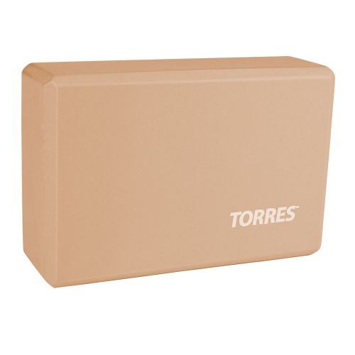 Блок для йоги TORRES YL8005P EVA 8x15x23 см (пудровый) Блок для йоги TORRES YL8005P EVA 8x15x23 см (пудровый)