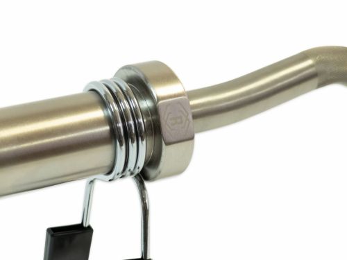 Гриф олимпийский слабоизогнутый 47" REBEL R-OB47-Z-CBR (с упорными подшипниками и замками)#4