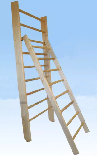 Лестница деревянная с зацепами 2,0 м