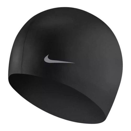 Шапочка для плавания детская NIKE Solid Silicone Youth (черный)