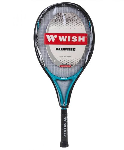 Ракетка для большого тенниса Wish 26’’ AlumTec 2599 (бирюзовый)#5 Ракетка для большого тенниса Wish 26’’ AlumTec 2599 (бирюзовый)#5