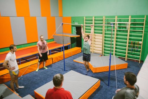 Мат страховочный 2х1х0,6м СТАНДАРТ (тент, антислип) МСТ-11#5