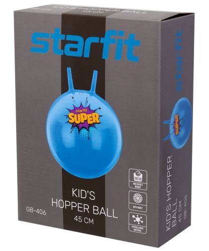 Фитбол детский с ручкой STARFIT GB-406 45 см (розовый)#4