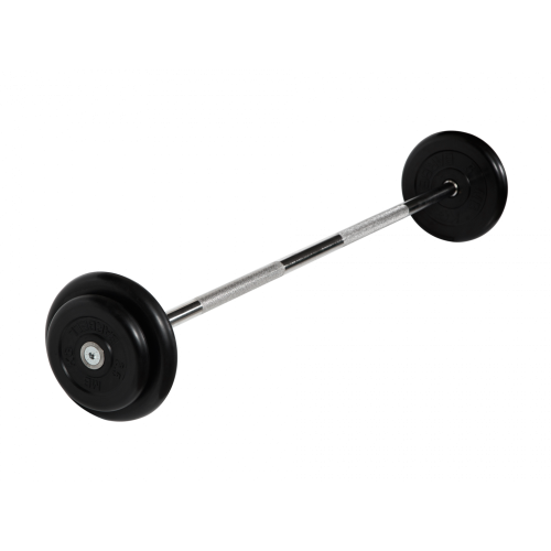 Штанга неразборная 20кг черная MB Barbell MB-BarMW-B20