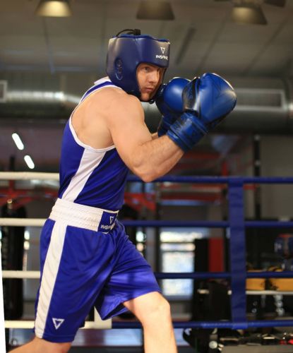 Перчатки боксерские INSANE ODIN IN22-BG200 (ПУ) синий#3