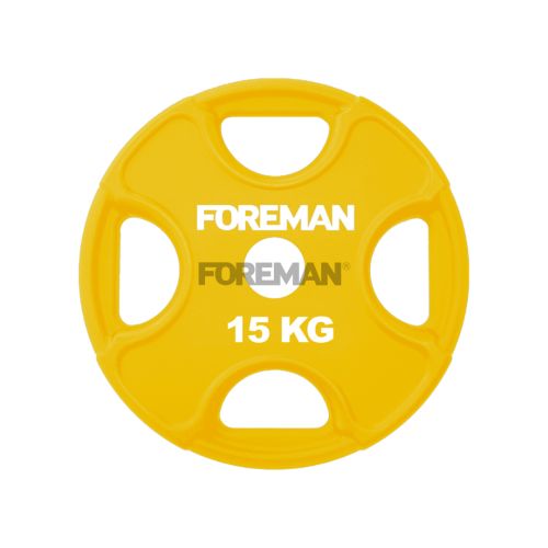 Диск олимпийский обрезиненный FOREMAN PRR-15KG Диск олимпийский обрезиненный FOREMAN PRR-15KG