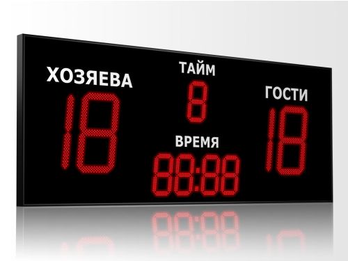 Табло для футбола 2700x1050 мм Табло для футбола 2700x1050 мм