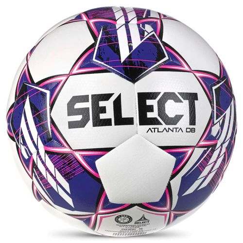 Мяч футбольный SELECT Atlanta DB №5 FIFA Basic (ТПУ) бело-фиолетовый#4 Мяч футбольный SELECT Atlanta DB №5 FIFA Basic (ТПУ) бело-фиолетовый#4