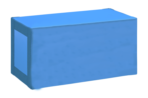 Мягкий модуль "Прямоугольный блок" 150х60х60 см