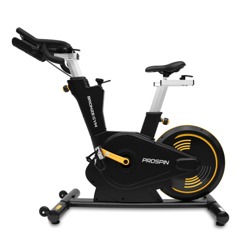 Спин-байк с консолью профессиональный BRONZE GYM PROSPIN#2