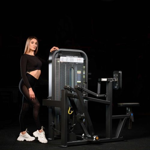 Тренажер Гребная тяга с упором на грудь DHZ E5034 (U3034D) (стек 94 кг)#2