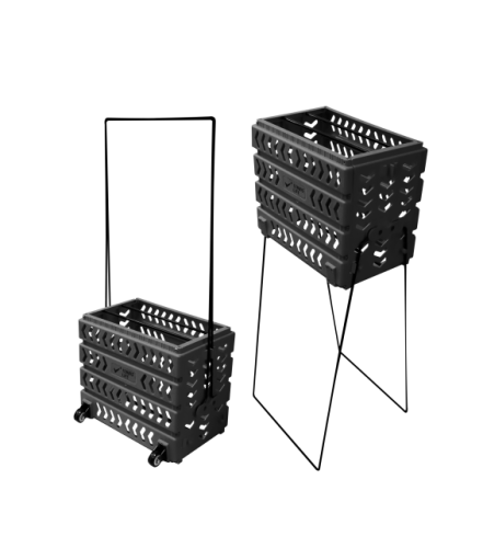 Корзина для теннисных мячей TENNIS LIFE 80 DELUXE (черный) Корзина для теннисных мячей TENNIS LIFE 80 DELUXE (черный)