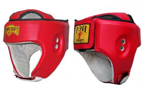 Шлем боксерский с закрытым верхом БОЕЦ-3 (иск.кожа)