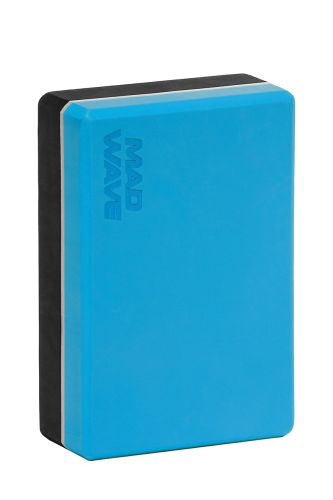 Блок для йоги MADWAVE Yoga Block DUO 23х15х8 см (голубой)