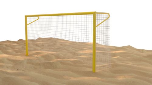 Ворота для пляжного футбола 5,5х2,2х1,5м алюминиевые (100х120мм), стационарные СТП-205 Ворота для пляжного футбола 5,5х2,2х1,5м алюминиевые (100х120мм), стационарные СТП-205